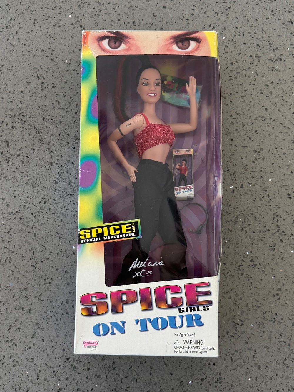 Vintage Spice Girls On Tour Mel B Doll + Accessories